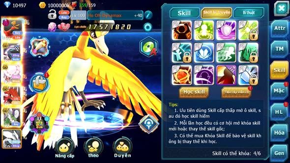 MÃ : #TTS5416 - S1361 - HOOH BÁ CHỦ DYNAMAX PALKIA BC DIANCIE BC QVLD BC RẮN BĂNG BC THẦN GIÓ BC NHIỀU PET HT