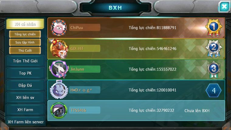 MÃ : #TTS5416 - S1361 - HOOH BÁ CHỦ DYNAMAX PALKIA BC DIANCIE BC QVLD BC RẮN BĂNG BC THẦN GIÓ BC NHIỀU PET HT