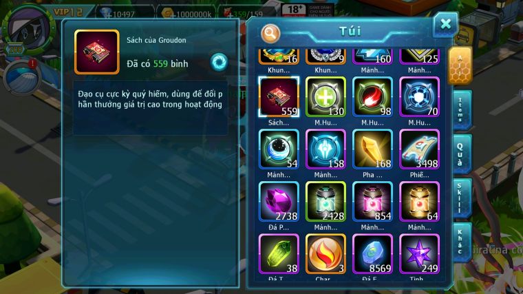 MÃ : #TTS5416 - S1361 - HOOH BÁ CHỦ DYNAMAX PALKIA BC DIANCIE BC QVLD BC RẮN BĂNG BC THẦN GIÓ BC NHIỀU PET HT