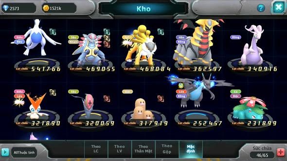 MÃ : #TTS5443 - S1850 - V4 - LUGIA AMDLO RAIKOU GIRATINA GOODRA VICTINI