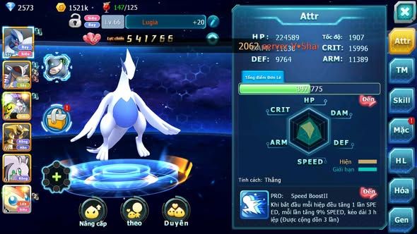 MÃ : #TTS5443 - S1850 - V4 - LUGIA AMDLO RAIKOU GIRATINA GOODRA VICTINI