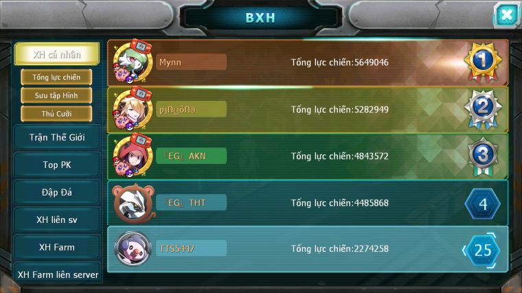 MÃ : #TTS5447 - S1851 - TOP25 V4 - AMDLO LUGIA GOODRA RAIKOU ĐUA TOP NGON