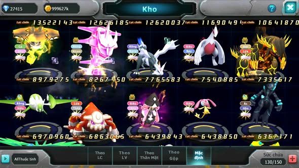 MÃ : #TTS5460 - S1123 - TOP11 - 773 SÁCH 27K KC - HOOH CỘNG HƯỞNG DYNAMAX LC KHỦNG RAYQUAZA BC PALKIA BC WB BC CẶP CÁ BC NHIỀU PET HT