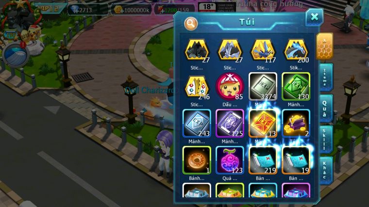 MÃ : #TTS5459 - S772 - V12 - LUGIA BÁ CHỦ HOOH BÁ CHỦ MASHADOW BC PIKACHU DYNAAMX NHIỀU PET HT