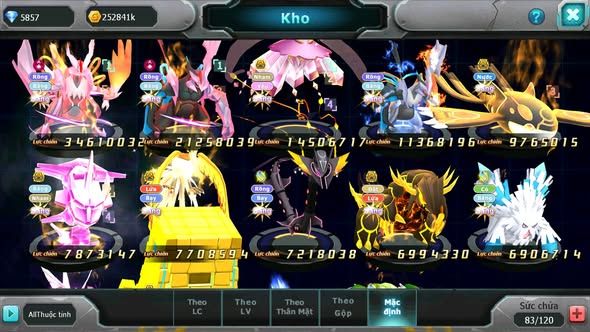 MÃ : #TTS5458 - S1288 - TOP 10 - V14 - WHITE KUYREM CỘNG HƯỞNG DYNAMAX  FULL SS CỰC BÁ BLACK CỘNG HƯỞNG DYNAMAX DIANCIE BC NHIỀU PET HT