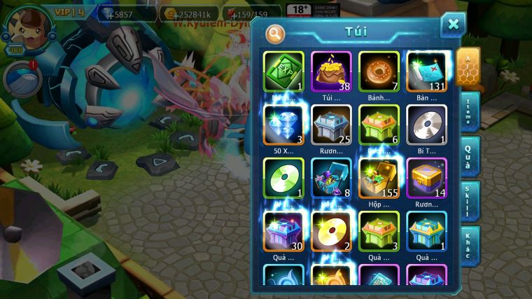 MÃ : #TTS5458 - S1288 - TOP 10 - V14 - WHITE KUYREM CỘNG HƯỞNG DYNAMAX  FULL SS CỰC BÁ BLACK CỘNG HƯỞNG DYNAMAX DIANCIE BC NHIỀU PET HT