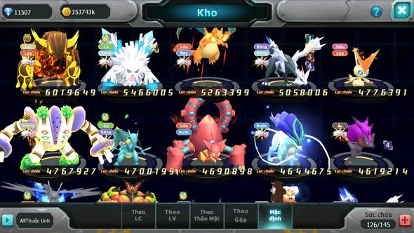 MÃ : #TTS5463 - S1235 - TOP 12 - HOOH CỘNG HƯỞNG DYNAMAX BLACK WHITE CỘNG HƯỞNG DYNAMAX RAYQUAZA CẶP CÁ BC 3 TEAM NGON