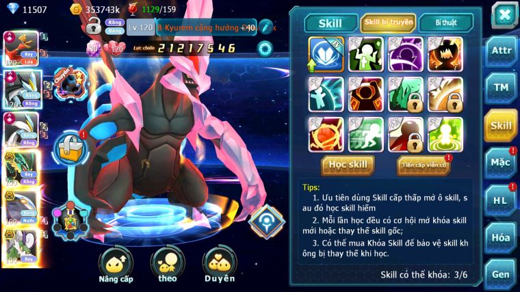 MÃ : #TTS5463 - S1235 - TOP 12 - HOOH CỘNG HƯỞNG DYNAMAX BLACK WHITE CỘNG HƯỞNG DYNAMAX RAYQUAZA CẶP CÁ BC 3 TEAM NGON