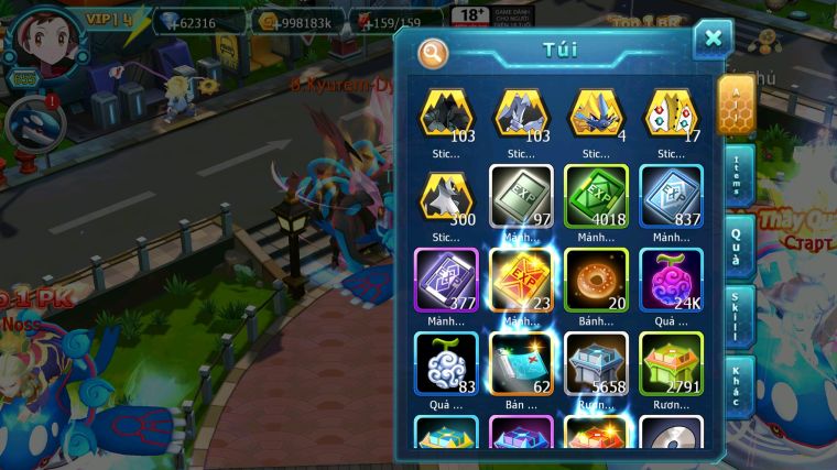 MÃ : #TTS5462 - S1061 - TOP1-2-3, TOP3 CHAM - 62K KC - 3K6 SÁCH - BLACK  - WHITE CỘNG HƯỞNG DYNAMAX HOOH CỘNG HƯỞNG DYNAMAX VUA KIẾM BÁ CHỦ 3 TEAM NGON