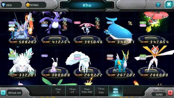 MÃ : #TTS5474 - S1754 - V5 - UNVOA SHADOW LUGIA MES TAPU BULU