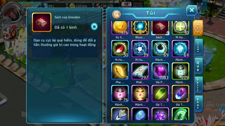 MÃ : #TTS5471 - S1831 - TOP27 - V7 - HOOH DRAK HOOH THẦN GIÓ AMDLO RAIKOU ĐUA TOP NGON