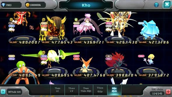 MÃ : #TTS5479 - S1162 - TOP35 - V7 - PALKIA CỘNG HƯỞNG HOOH CỘNG HƯỞNG DYNAMAX RAYQUAZA CẶP CÁ BC MEWTWO Y CH NHIỀU PET HT