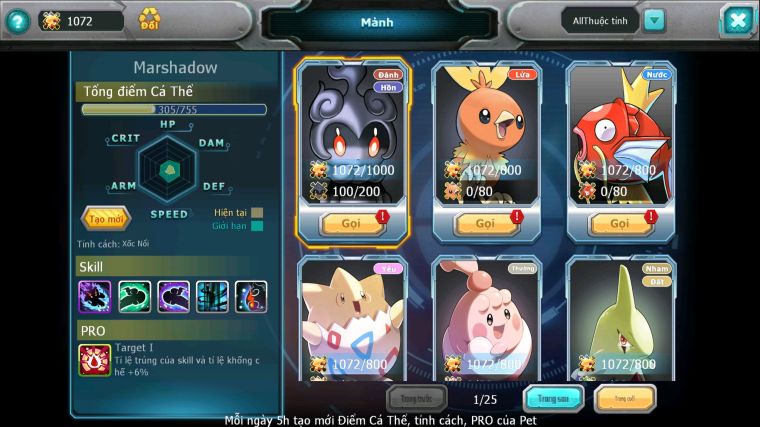 MÃ : #TTS5477 - S1386 - TOP44 - V13 - DIANCIE CỘNG HƯỞNG DYNAMAX LC KHỦNG UNVOA WB BÁ CHỦ TAPUFINI BC NHIỀU PET BC