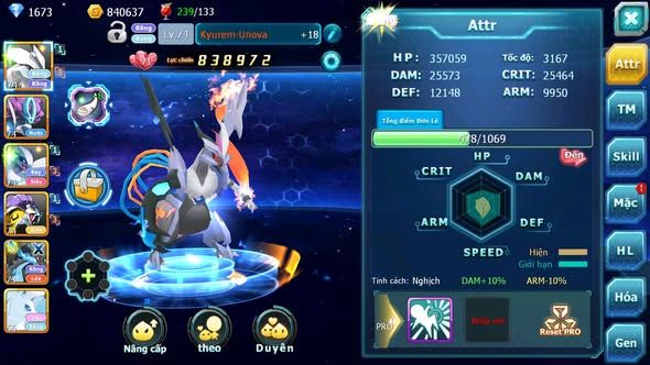 MÃ : #TTS5476 - S1848 - V10 - TOP31 - UNVOA SUICUN RAIKOU LUGIA VIP CAO