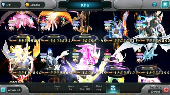 MÃ : #TTS5481 - S50 - TOP 2 ALL -  V16 - DIANCIE CỘNG HƯỞNG DYANMAX HOOH CỘNG HƯỞNG DYANAMX LC KHỦNG NHIỀU PET BC CÓ MEGA NEC HOOPA