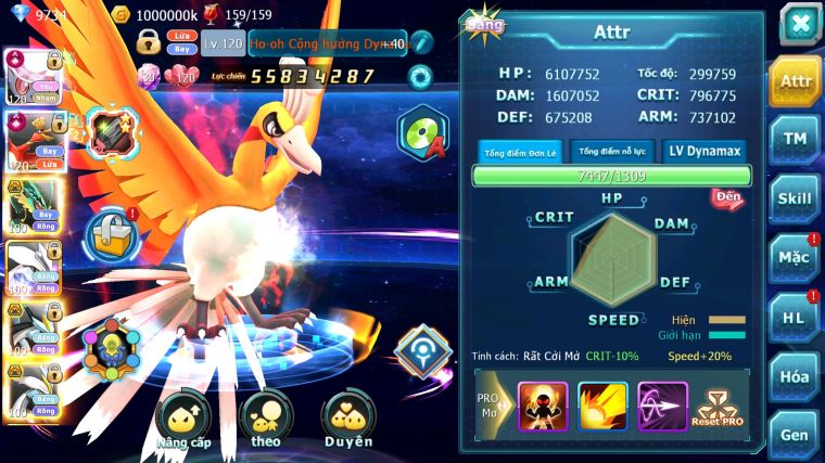 MÃ : #TTS5481 - S50 - TOP 2 ALL -  V16 - DIANCIE CỘNG HƯỞNG DYANMAX HOOH CỘNG HƯỞNG DYANAMX LC KHỦNG NHIỀU PET BC CÓ MEGA NEC HOOPA
