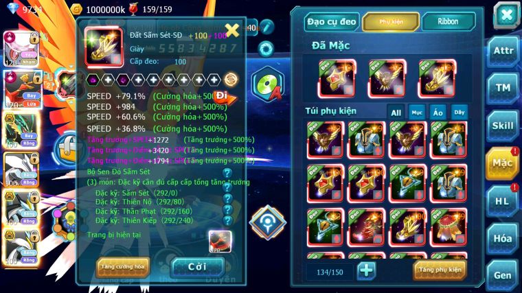 MÃ : #TTS5481 - S50 - TOP 2 ALL -  V16 - DIANCIE CỘNG HƯỞNG DYANMAX HOOH CỘNG HƯỞNG DYANAMX LC KHỦNG NHIỀU PET BC CÓ MEGA NEC HOOPA