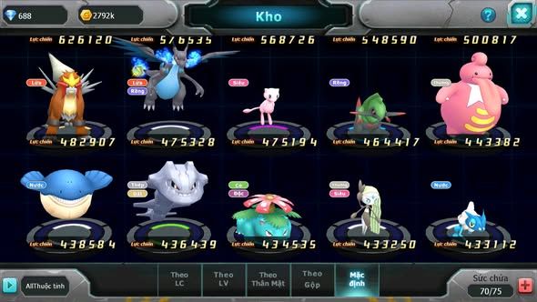 MÃ : #TTS5487 - S1848 - TOP19 - V9 - UNVOA MES RAIKOU LUGIA ĐUA TOP NGON