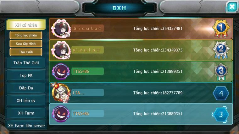MÃ : #TTS5486 - S207 - TOP3 - V14 - 43K KC -DIANCIE  - HOOH - PALKIA - YVETAL CỘNG HƯỞNG 3 TEAM CỰC CHẤT