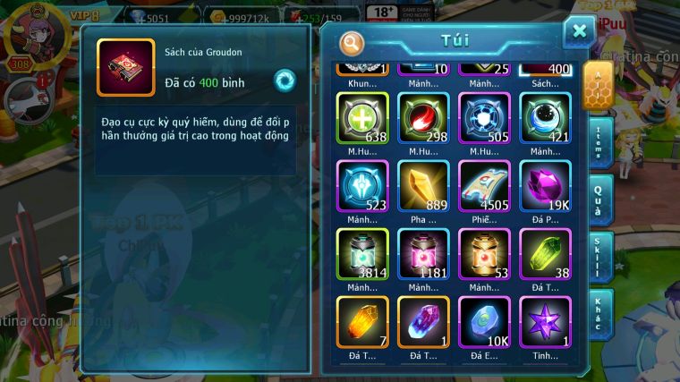 MÃ : #TTS5495 - S1417 - V8 - 400 SÁCH HOOH BÁ CHỦ DYNAMAX QVLD BC UNVOA HENTRAN RAYQUAZA NHIỀU PET HT