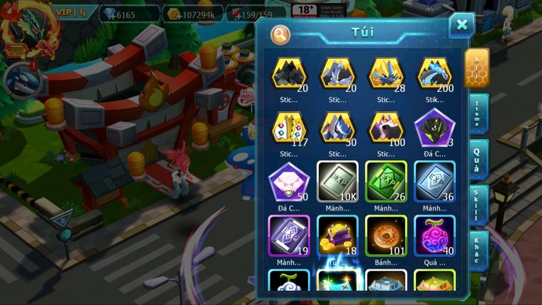 MÃ : #TTS5500 - S1607 - TOP39 - V14 - KORAIDON BÁ CHỦ DIANCIE DYANAMX RẮN BĂNG ZOROA BC CẶP LATI BC