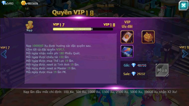 MÃ : #TTS5498 - S986 - TOP5 - V17 - HOOH CỘNG HƯỞNG DYANAMX YVETAL CH VUA KIẾM VUA KHIÊN BÁ CHỦ WB DYNAMAX UNVOA BC NGON LÀNH