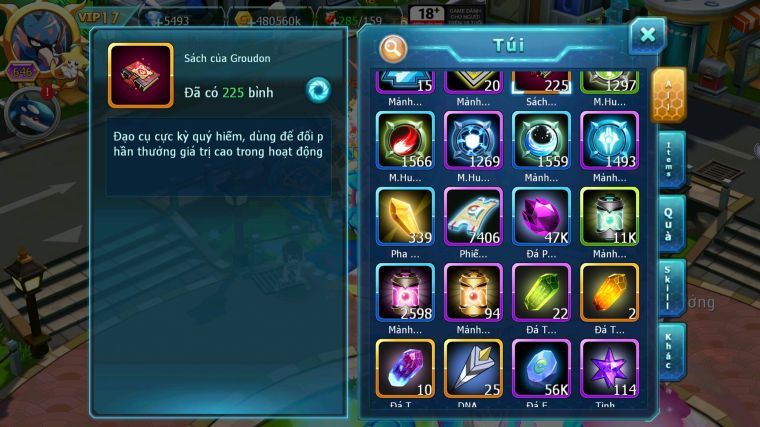 MÃ : #TTS5498 - S986 - TOP5 - V17 - HOOH CỘNG HƯỞNG DYANAMX YVETAL CH VUA KIẾM VUA KHIÊN BÁ CHỦ WB DYNAMAX UNVOA BC NGON LÀNH