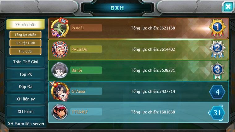 MÃ : #TTS5497 - S1860 - V5 - TOP 28 - UNVOA MES RAIKOU ĐUA TOP NGON