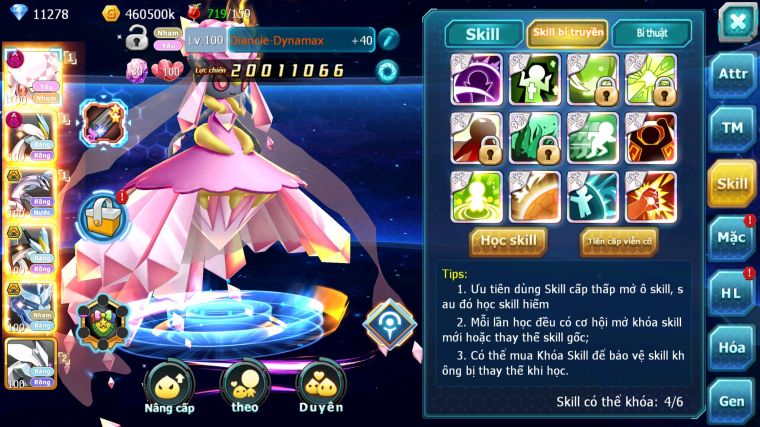 MÃ : #TTS5496 - S1278 - TOP50 - V12 - 468 SÁCH - DIANCIE DYNAMAX WHITE DYNAMAX PALKIA BC BLACK BC NHIỀU PET HT
