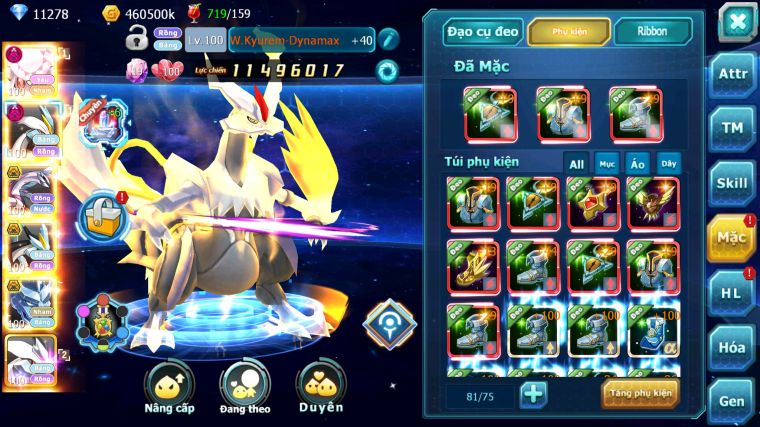 MÃ : #TTS5496 - S1278 - TOP50 - V12 - 468 SÁCH - DIANCIE DYNAMAX WHITE DYNAMAX PALKIA BC BLACK BC NHIỀU PET HT