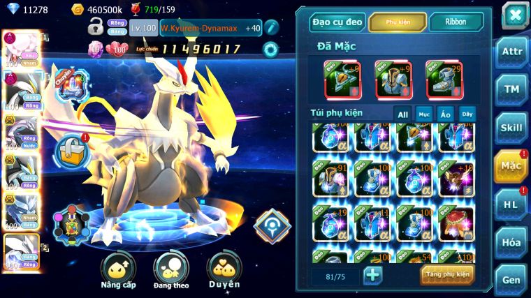 MÃ : #TTS5496 - S1278 - TOP50 - V12 - 468 SÁCH - DIANCIE DYNAMAX WHITE DYNAMAX PALKIA BC BLACK BC NHIỀU PET HT