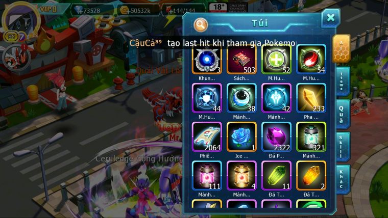 MÃ : #TTS5503 - S1223 - 73K KC - 500 SÁCH - DIANCIE BC XERM TAPU FINI QVBC NHIỀU PET HT NGON