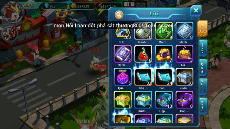 MÃ : #TTS5502 - S1837 - V5 - TOP29 - UNVOA CELEBI RAIKOU SỬ TỬ TÒA THÁP ĐUA TOP NGON