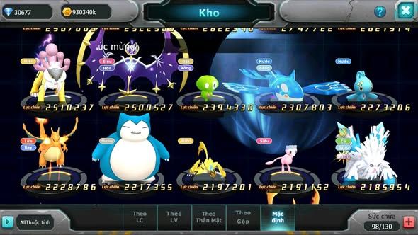 MÃ : #TTS5501 - S1610 - TOP 18PK - 30K KC - V15 - KORAIDON BÁ CHỦ SÉT HH BUILD TỐT HOOH DYNAMAX YVETAL BC NHIỀU PET HT QUÁ NGON