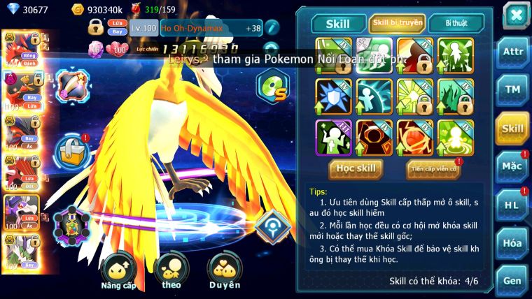 MÃ : #TTS5501 - S1610 - TOP 18PK - 30K KC - V15 - KORAIDON BÁ CHỦ SÉT HH BUILD TỐT HOOH DYNAMAX YVETAL BC NHIỀU PET HT QUÁ NGON
