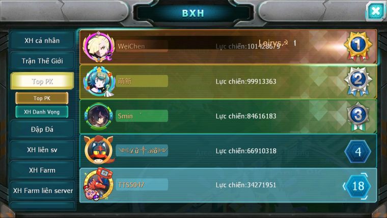 MÃ : #TTS5501 - S1610 - TOP 18PK - 30K KC - V15 - KORAIDON BÁ CHỦ SÉT HH BUILD TỐT HOOH DYNAMAX YVETAL BC NHIỀU PET HT QUÁ NGON