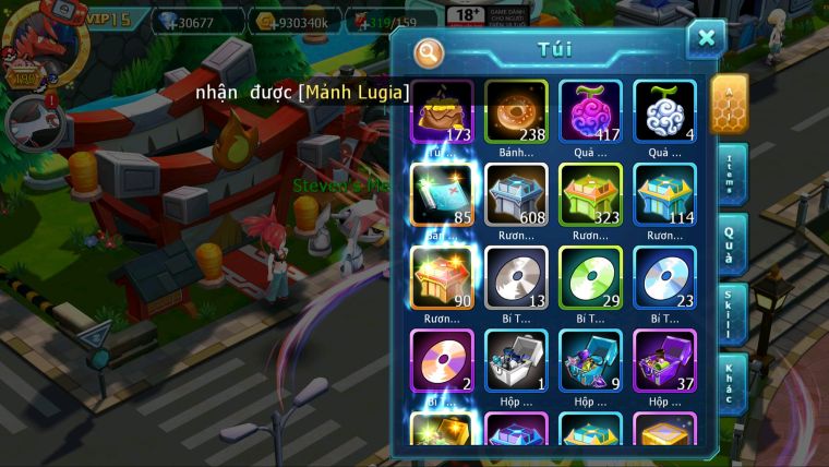 MÃ : #TTS5501 - S1610 - TOP 18PK - 30K KC - V15 - KORAIDON BÁ CHỦ SÉT HH BUILD TỐT HOOH DYNAMAX YVETAL BC NHIỀU PET HT QUÁ NGON