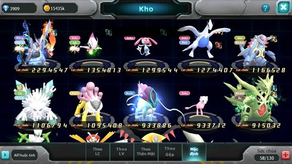 MÃ : #TTS5507 - S1636 - V9 - UNVOA CELEBI MES LUGIA