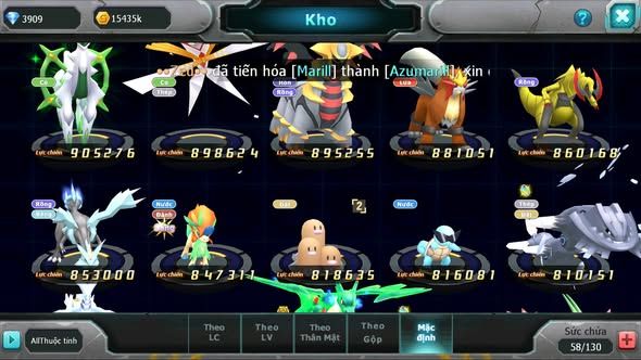 MÃ : #TTS5507 - S1636 - V9 - UNVOA CELEBI MES LUGIA