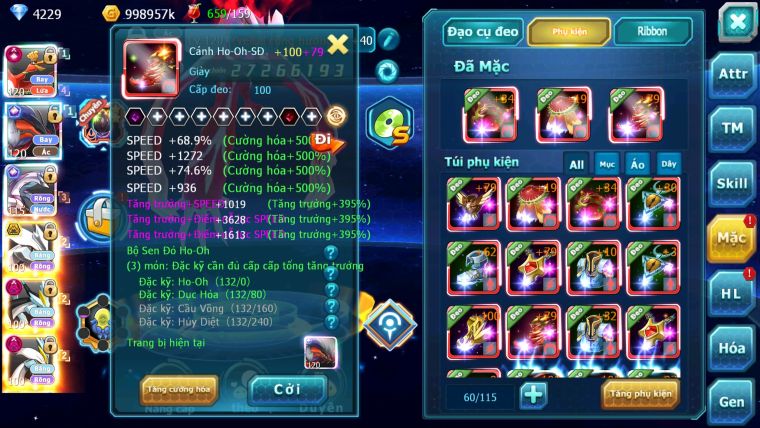 MÃ : #TTS5506 - S1253 -TOP3-4 ALL - HOOH CỘNG HƯỞNG DYANAMX LC KHỦNG YVETAL CH PALKIA CH UNVOA BÁ CHỦ WB DYANAMX 3 TEAM CỰC NGON