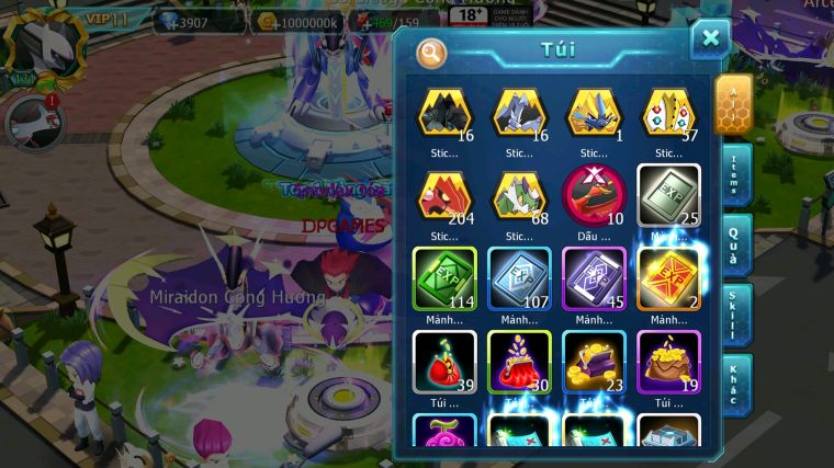 MÃ : #TTS5515 - S1296 - BTAA BÁ CHỦ UNVOA ZOROA BC MES HOOH RAYQUAZA NHIỀU PET HT