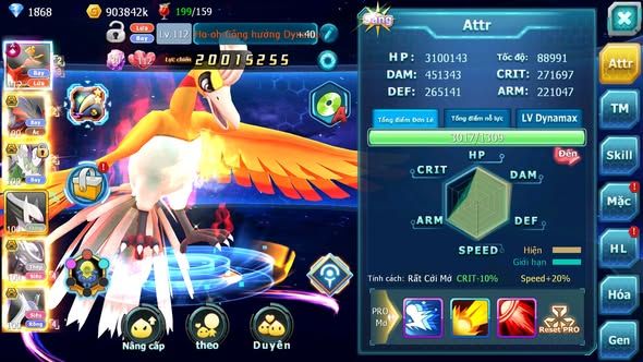 MÃ : #TTS5514 - S1553 - V12 - TOP 37 - HOOH CỘNG HƯỞNG DYNAMX YVETAL BC THẦN GIÓ BC MEW GIÁP BC CẶP LATI BC
