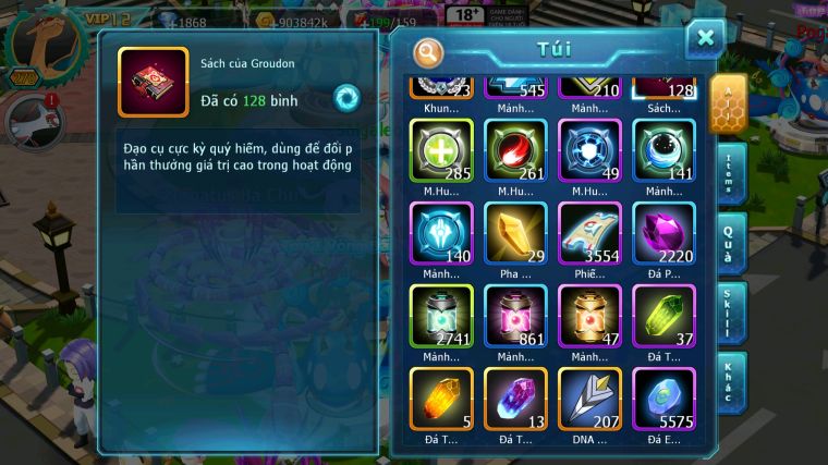 MÃ : #TTS5514 - S1553 - V12 - TOP 37 - HOOH CỘNG HƯỞNG DYNAMX YVETAL BC THẦN GIÓ BC MEW GIÁP BC CẶP LATI BC