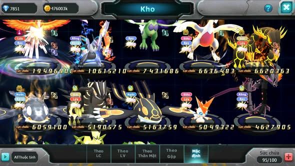 MÃ : #TTS5513 - S1216 - TOP 49 - 374 SÁCH - V5 - HOOH CỘNG HƯỞN DYNAMAX UNVOA THẦN GIÓ LUGIA BC QVBC BC NHIỀU PET HT