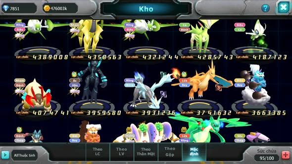 MÃ : #TTS5513 - S1216 - TOP 49 - 374 SÁCH - V5 - HOOH CỘNG HƯỞN DYNAMAX UNVOA THẦN GIÓ LUGIA BC QVBC BC NHIỀU PET HT