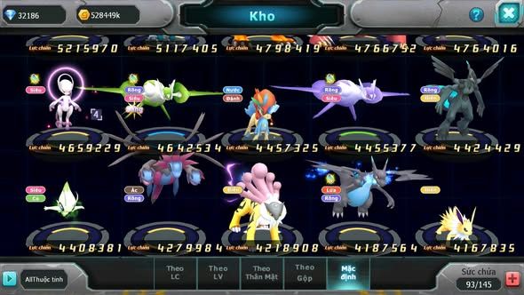 MÃ : #TTS5517 - S1406 - TOP 33 - 32K KC - WB CỘNG HƯỞNG DYNAMAX VUA KHIÊN BC UNVOA BÁ CHỦ CẶP CÁ BC PALKIA BC