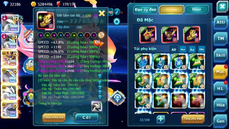 MÃ : #TTS5517 - S1406 - TOP 33 - 32K KC - WB CỘNG HƯỞNG DYNAMAX VUA KHIÊN BC UNVOA BÁ CHỦ CẶP CÁ BC PALKIA BC