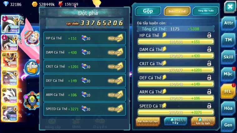 MÃ : #TTS5517 - S1406 - TOP 33 - 32K KC - WB CỘNG HƯỞNG DYNAMAX VUA KHIÊN BC UNVOA BÁ CHỦ CẶP CÁ BC PALKIA BC