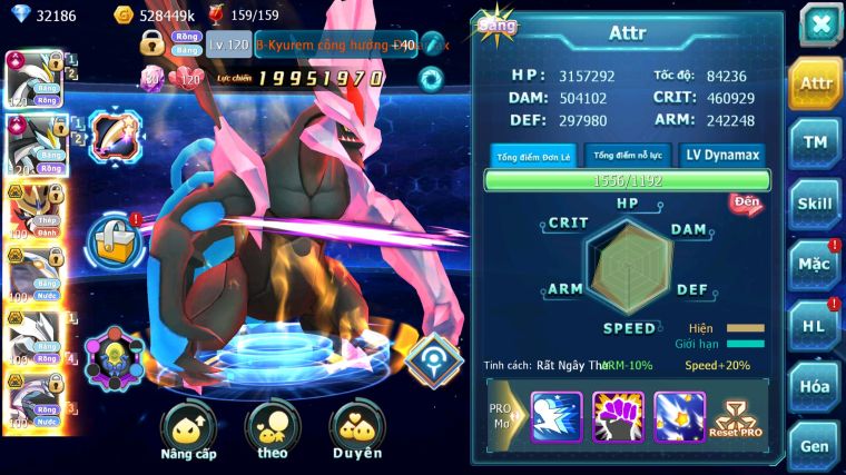 MÃ : #TTS5517 - S1406 - TOP 33 - 32K KC - WB CỘNG HƯỞNG DYNAMAX VUA KHIÊN BC UNVOA BÁ CHỦ CẶP CÁ BC PALKIA BC