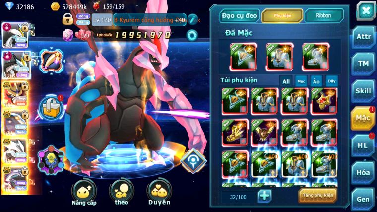 MÃ : #TTS5517 - S1406 - TOP 33 - 32K KC - WB CỘNG HƯỞNG DYNAMAX VUA KHIÊN BC UNVOA BÁ CHỦ CẶP CÁ BC PALKIA BC
